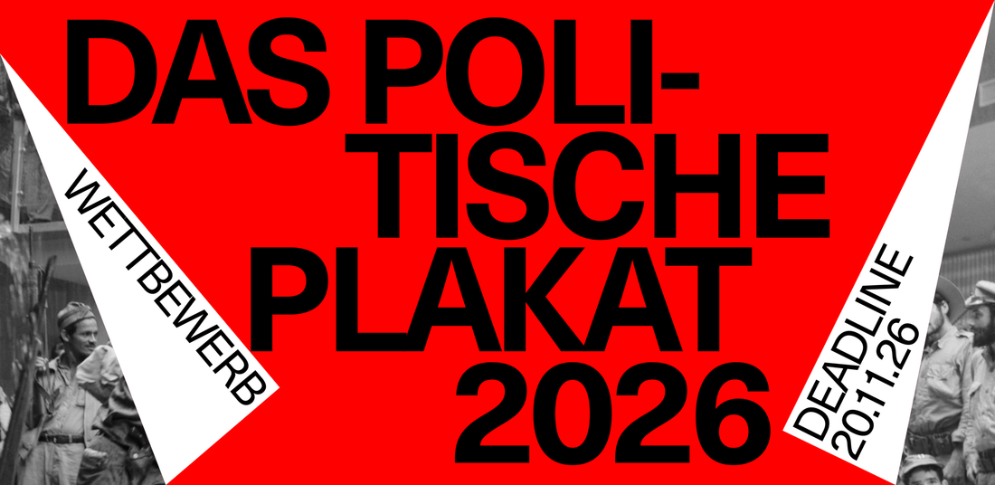Wir unterstützen "Das politische Plakat" 2026